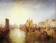 Joseph Mallord William Turner The harbor of dieppe oil painting on canvas